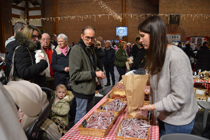 La gourmandise s'est invitée à la halle des sports